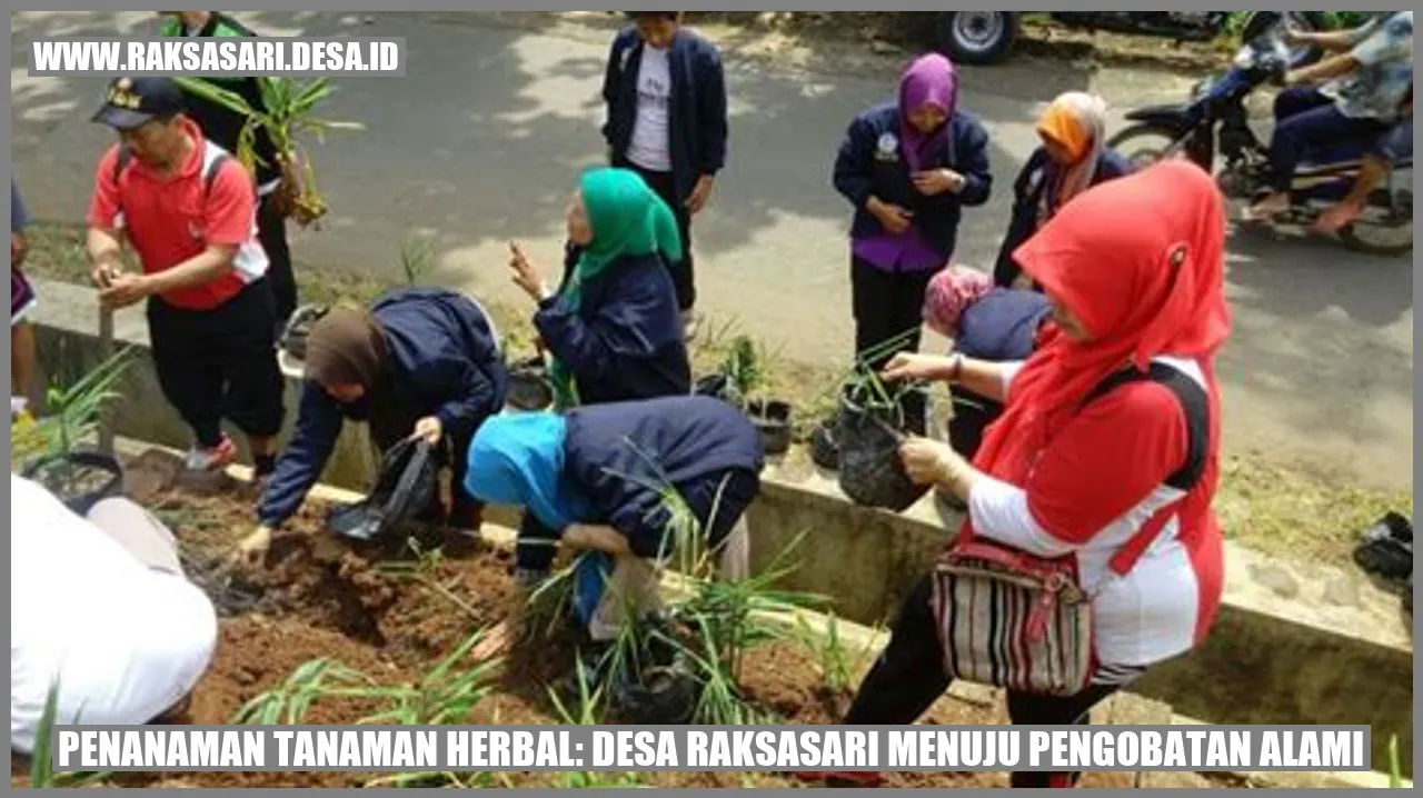Penanaman Tanaman Herbal: Desa Raksasari Menuju Pengobatan Alami