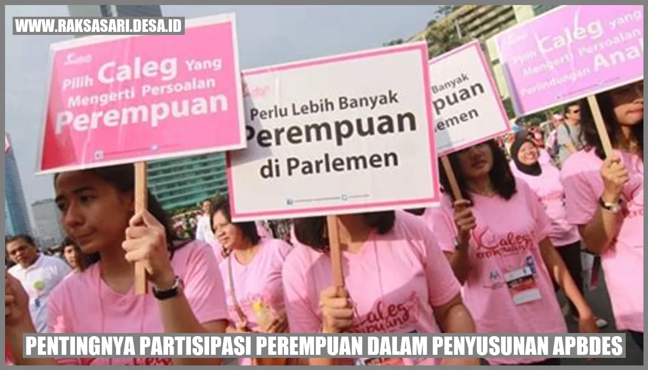 Pentingnya Partisipasi Perempuan dalam Penyusunan APBDes