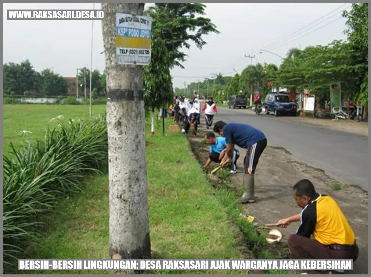 Bersih-Bersih Lingkungan: Desa Raksasari Ajak Warganya Jaga Kebersihan