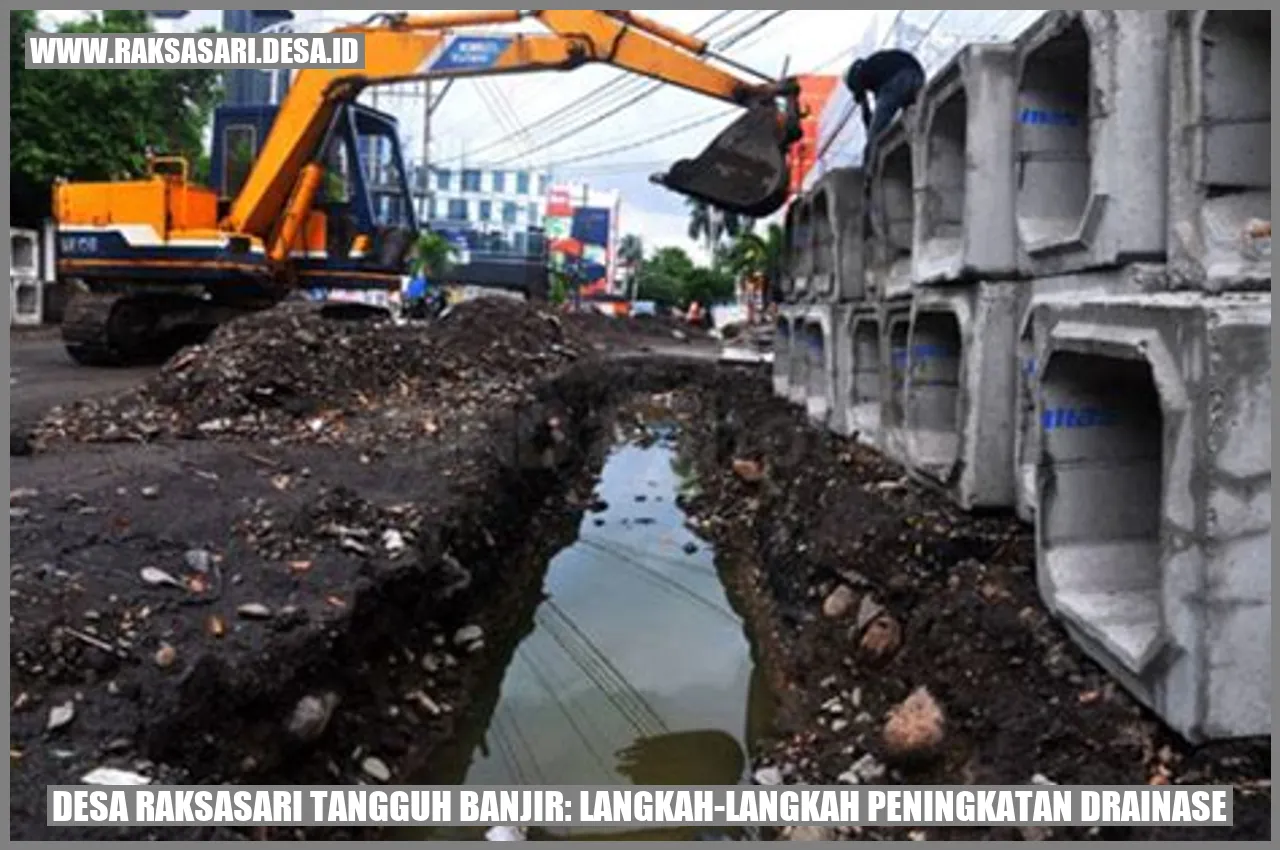 Desa Raksasari Tangguh Banjir: Langkah-langkah Peningkatan Drainase