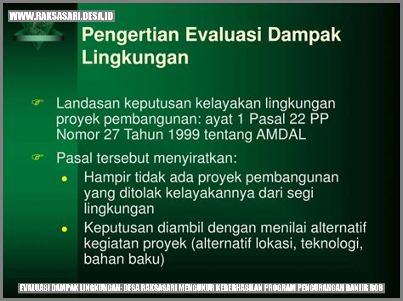 Evaluasi Dampak Lingkungan: Desa Raksasari Mengukur Keberhasilan Program Pengurangan Banjir Rob