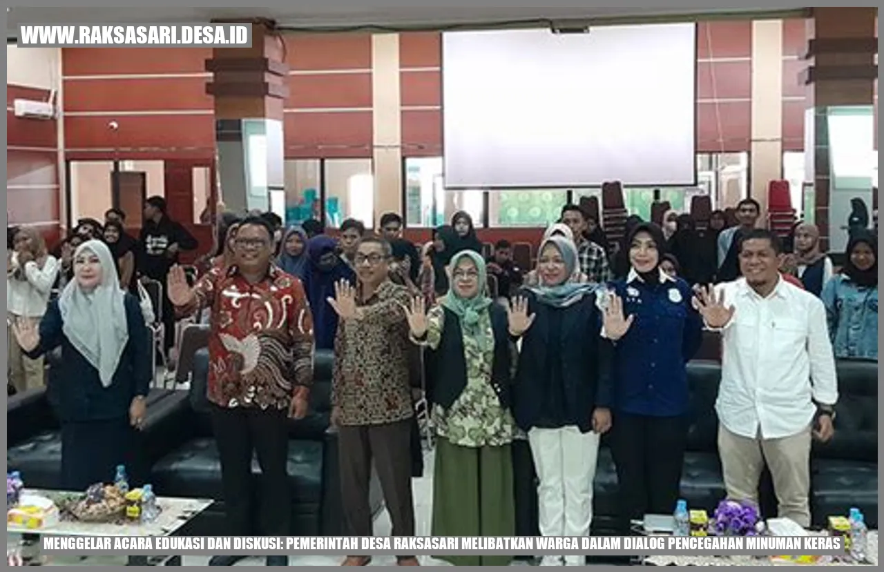 Menggelar Acara Edukasi dan Diskusi: Pemerintah Desa Raksasari Melibatkan Warga dalam Dialog Pencegahan Minuman Keras