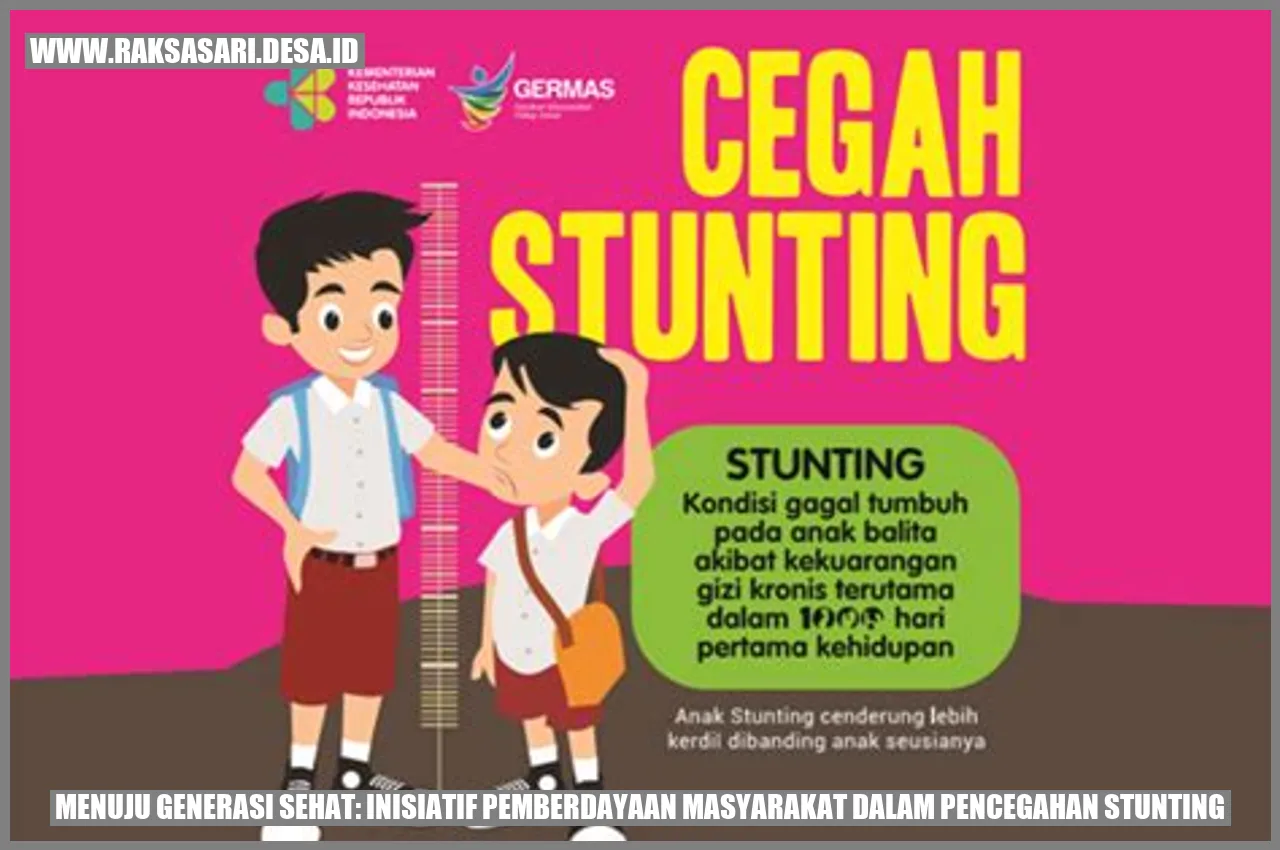 Menuju Generasi Sehat: Inisiatif Pemberdayaan Masyarakat dalam Pencegahan Stunting