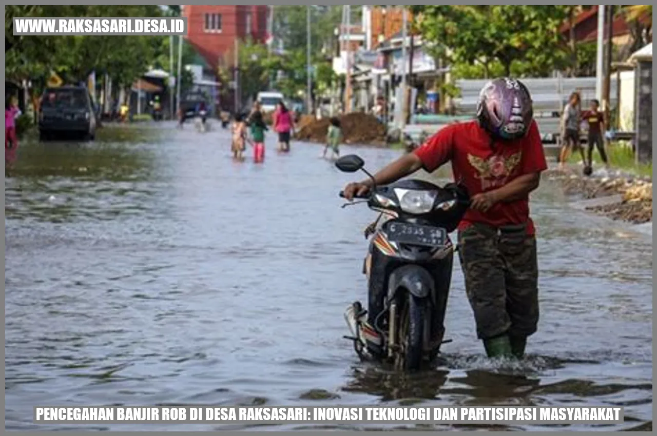 Gambar Banjir Rob di Desa Raksasari