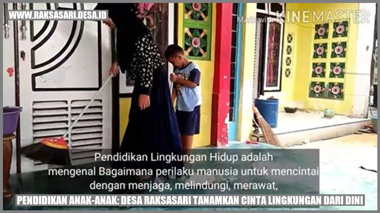 Pendidikan Anak-anak: Desa Raksasari Tanamkan Cinta Lingkungan dari Dini