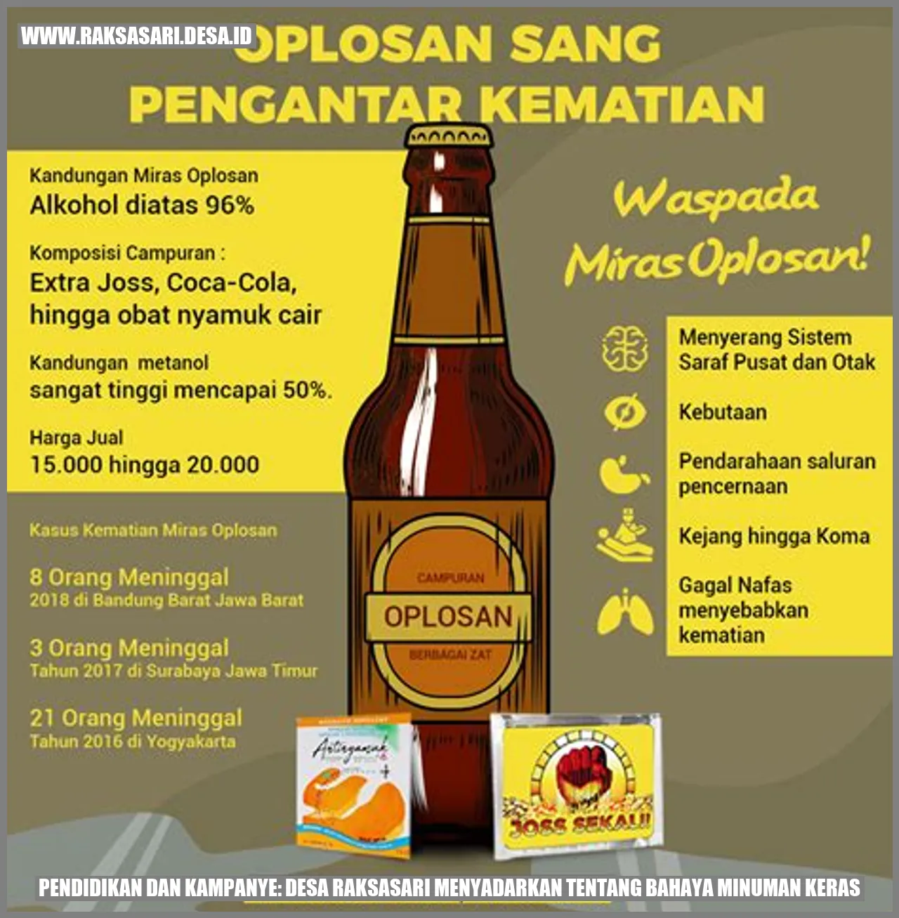 Pendidikan dan Kampanye: Desa Raksasari Menyadarkan Tentang Bahaya Minuman Keras