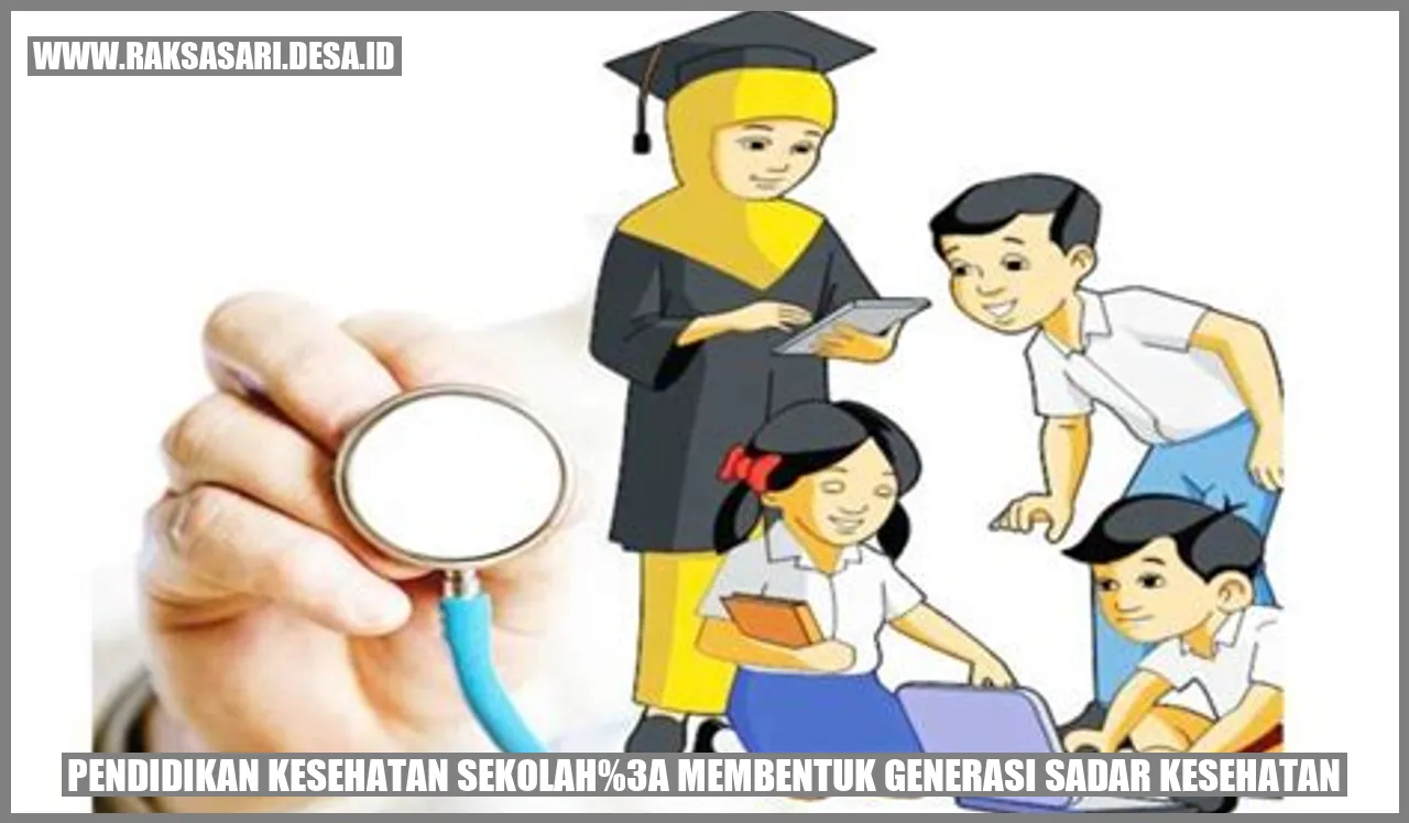 Pendidikan Kesehatan Sekolah: Membentuk Generasi Sadar Kesehatan