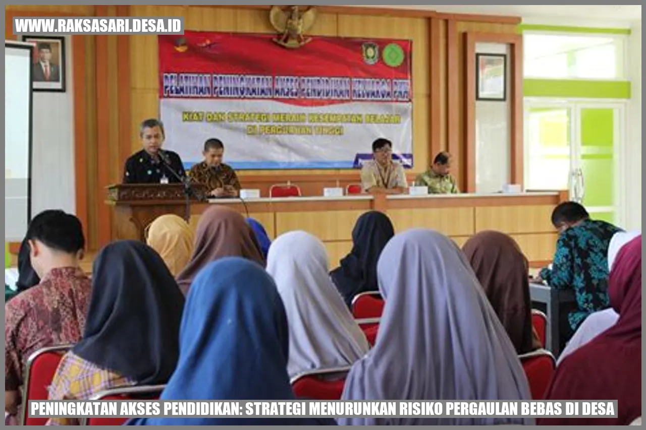 Peningkatan Akses Pendidikan: Strategi Menurunkan Risiko Pergaulan Bebas di Desa