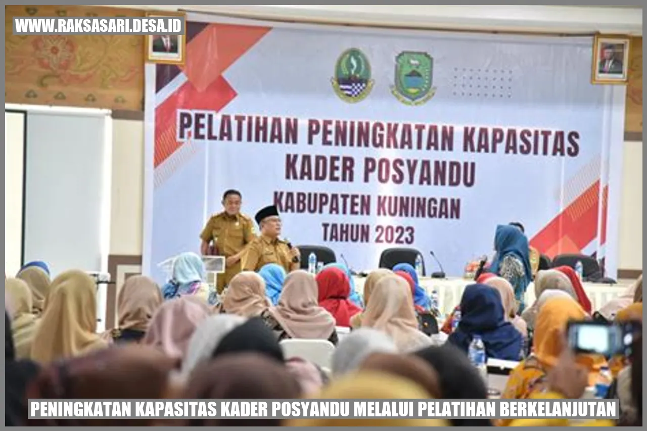 Peningkatan Kapasitas Kader Posyandu