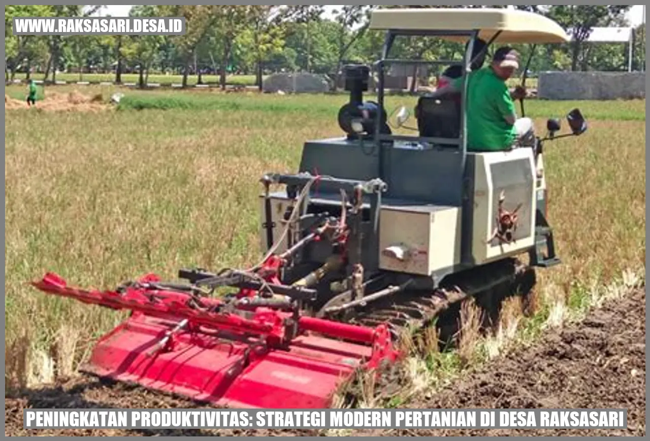 Peningkatan Produktivitas: Strategi Modern Pertanian di Desa Raksasari