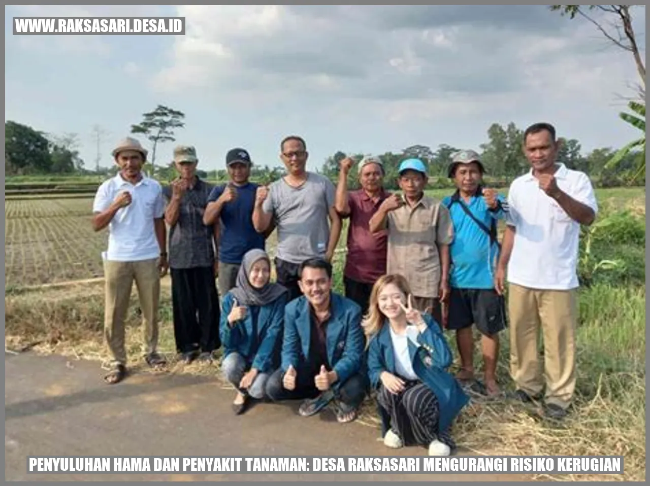 Penyuluhan Hama dan Penyakit Tanaman: Desa Raksasari Mengurangi Risiko Kerugian