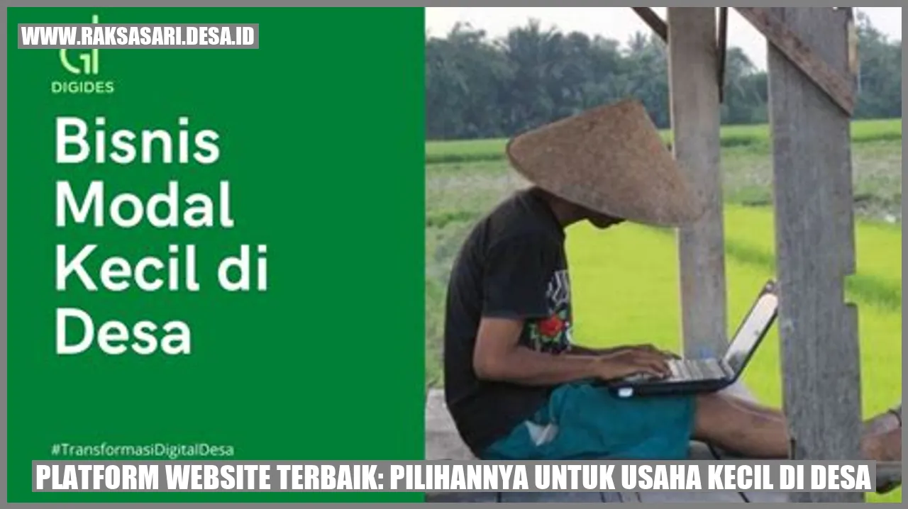 Platform Website Terbaik: Pilihannya untuk Usaha Kecil di Desa