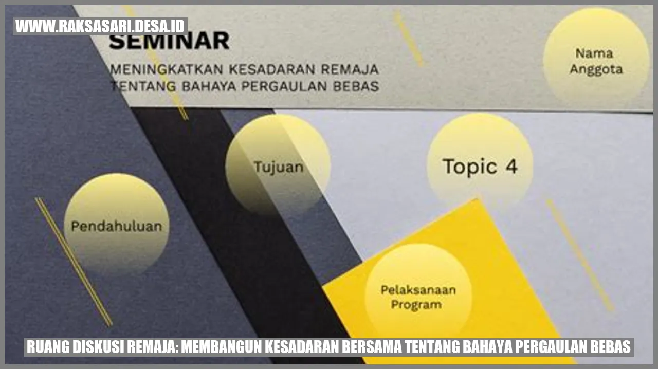 Ruang Diskusi Remaja: Membangun Kesadaran Bersama tentang Bahaya Pergaulan Bebas