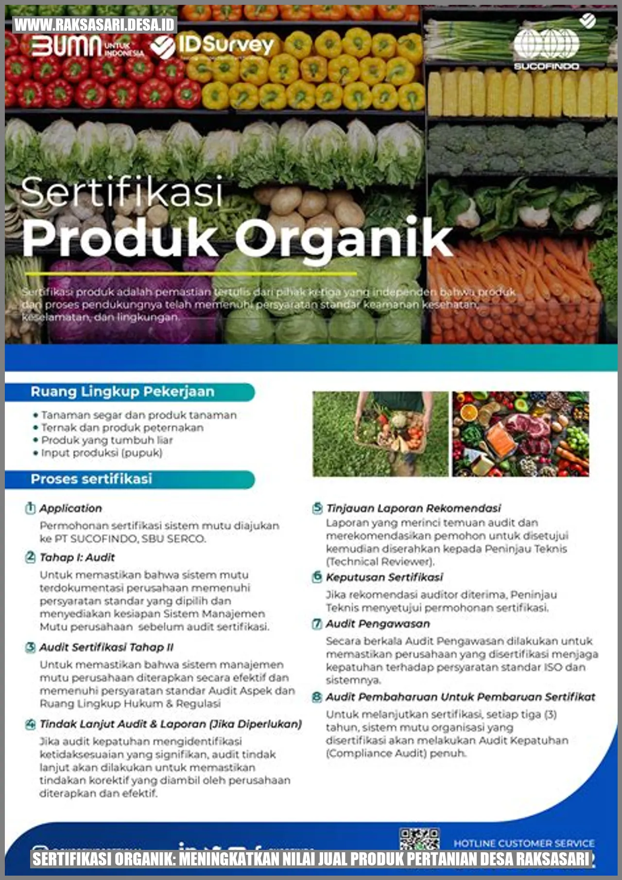 Sertifikasi Organik: Meningkatkan Nilai Jual Produk Pertanian Desa Raksasari